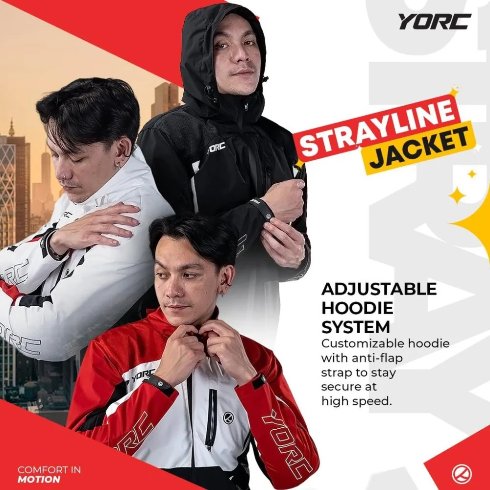 YORC B13-25 Strayline Black Jacket - Image 4