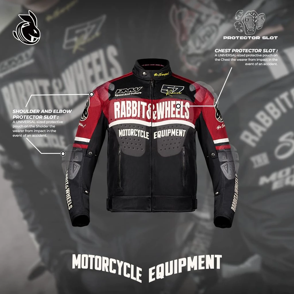 Rabbit and Wheels Combo Legacy Red Jacket - Image 2