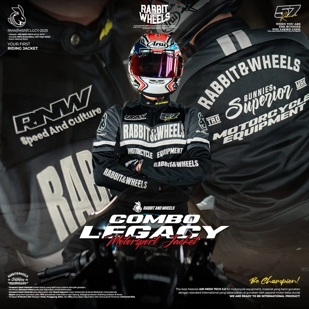 Rabbit and Wheels Combo Legacy Grey Jacket