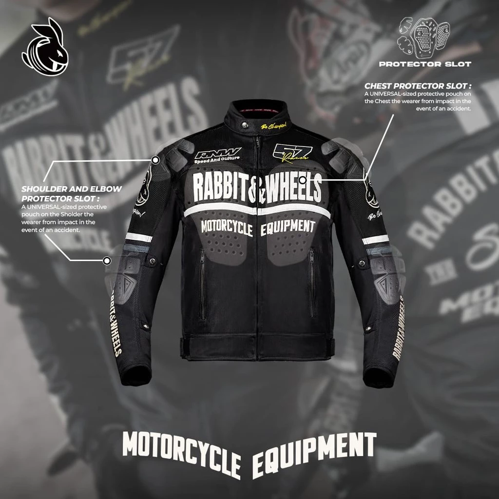 Rabbit and Wheels Combo Legacy Black Jacket - Image 2