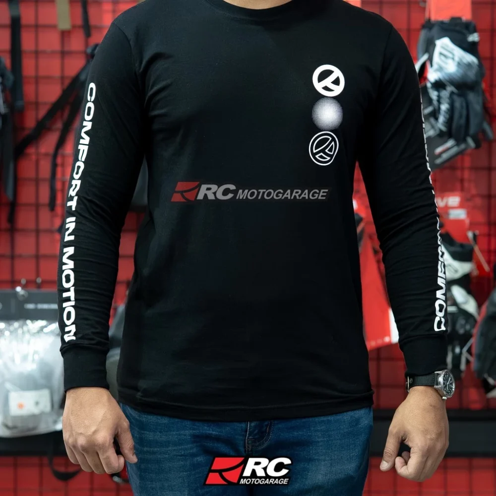 YORC B04-26 Active Motion Long Sleeve Black T-Shirt