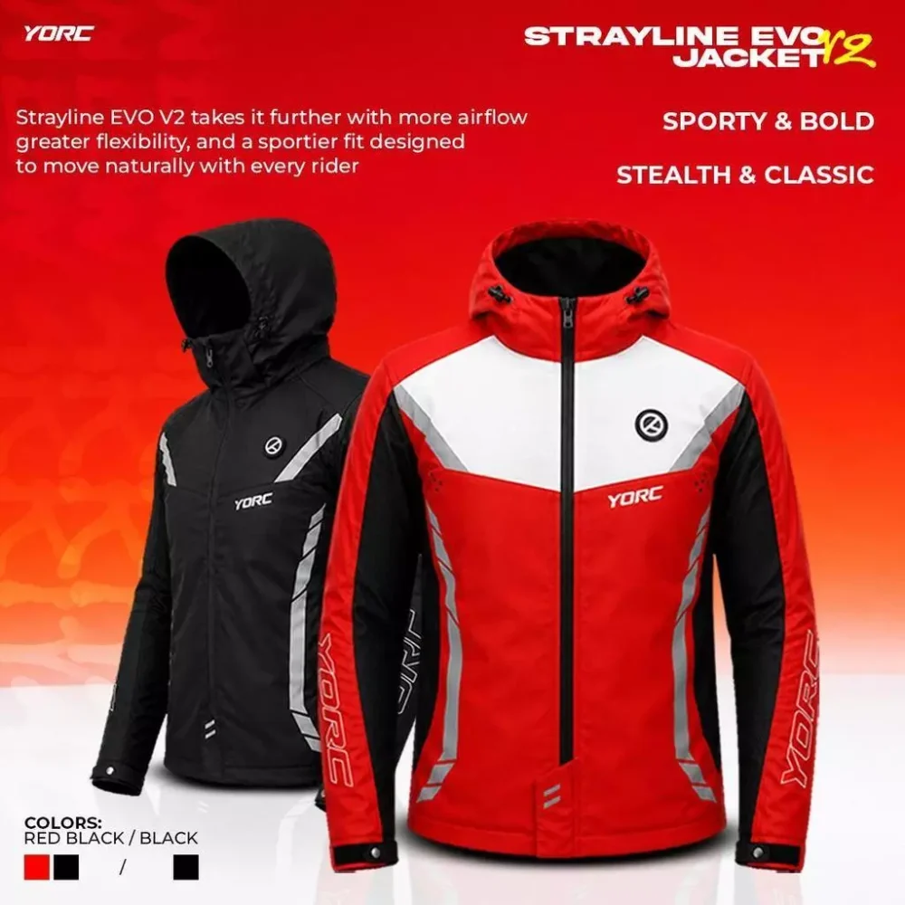 YORC B11-26 Strayline Evo Red Jacket