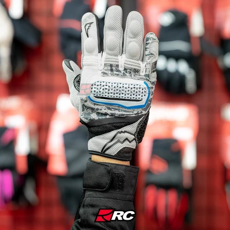 Kushitani A 5377 Inventive Mesh Light Grey Gloves