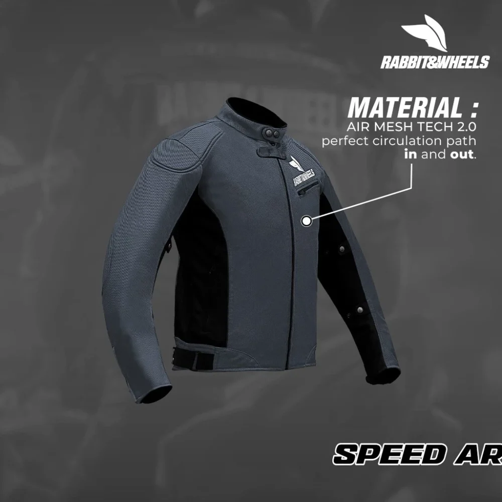 Rabbit and Wheels New Reguler Basic Sarthe Grey Jacket - Image 3