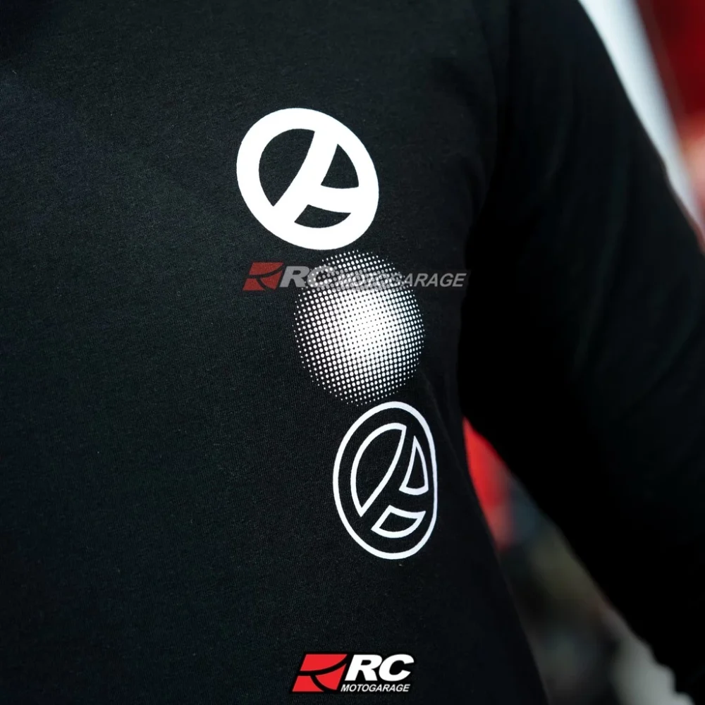 Alternative view of YORC B04-26 Active Motion Long Sleeve Black T-Shirt
