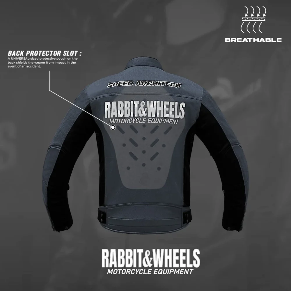 Rabbit and Wheels New Reguler Basic Sarthe Grey Jacket - Image 5