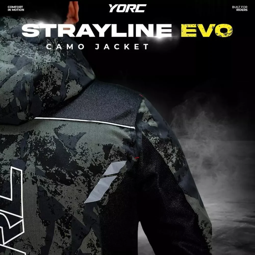 Alternative view of YORC B11-26 Strayline Evo Camo Blue Jacket