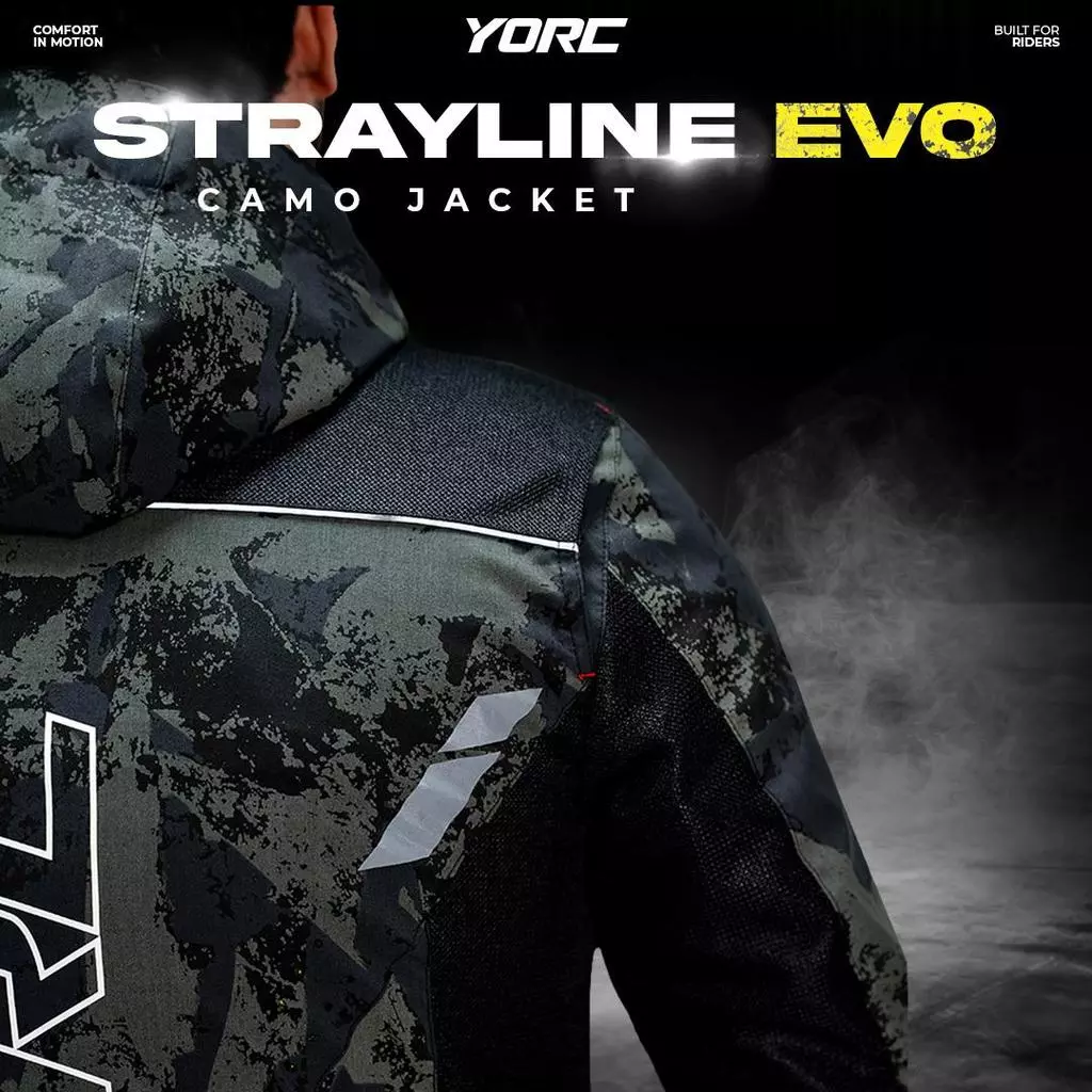 YORC B11-26 Strayline Evo Camo Blue Jacket - Image 2