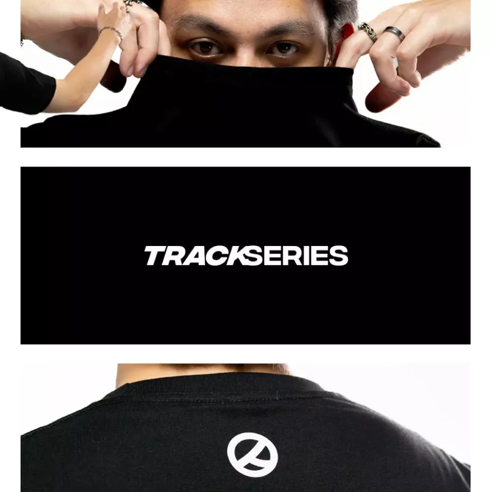 YORC B02-26 Track Series Black T-Shirt - Image 3