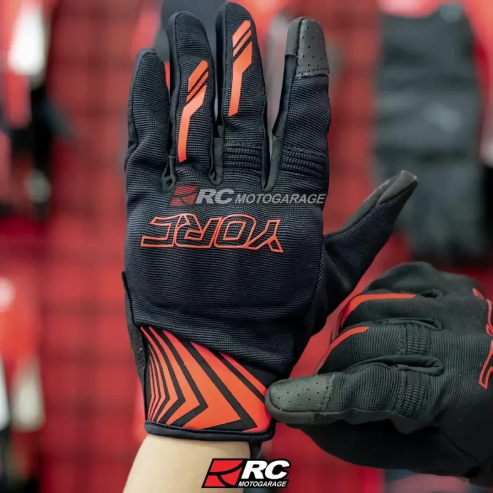 Alternative view of YORC B08-26 Fury Black Red Gloves