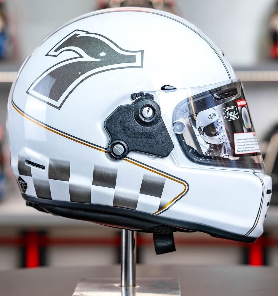 Arai Rapide Neo Cafe Racer White - Image 3