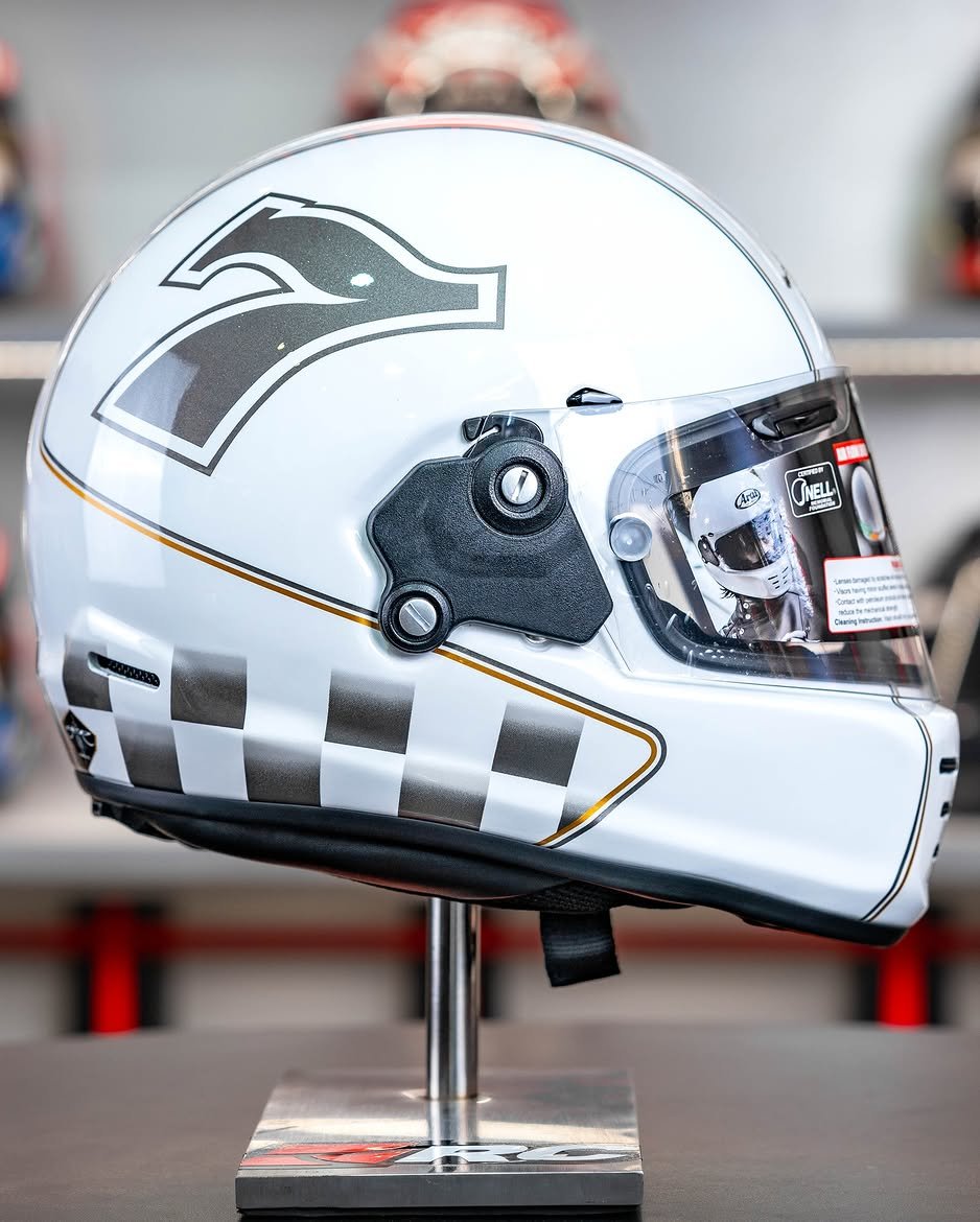 Arai Rapide Neo Cafe Racer White - Image 3