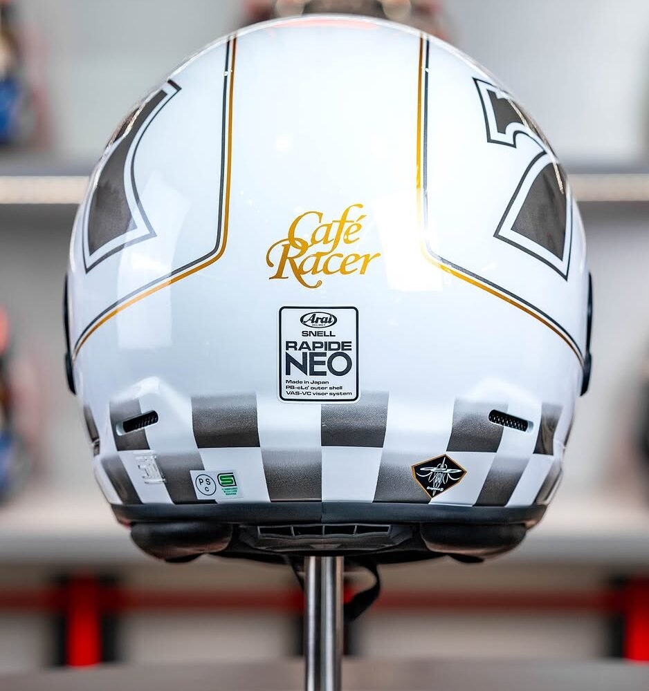 Arai Rapide Neo Cafe Racer White - Image 4