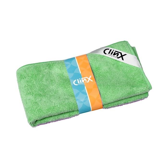 Clinx Microfiber Green Microfiber