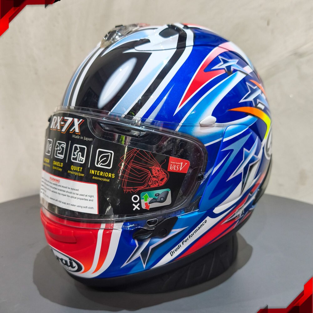 RCX Helm Preloved Arai RX7X Nakano Red 03 size XL
