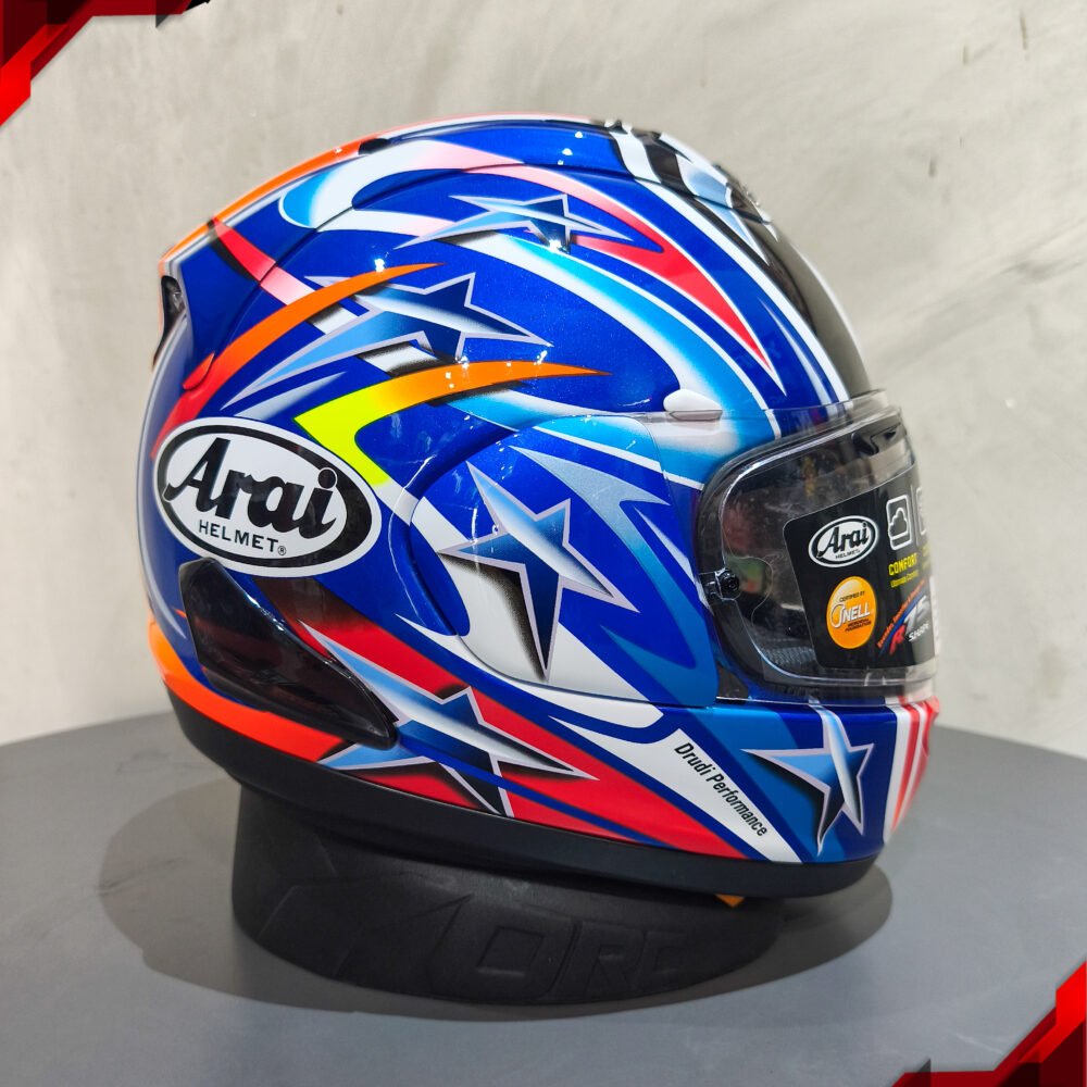 Alternative view of RCX Helm Preloved Arai RX7X Nakano Red 03 size XL