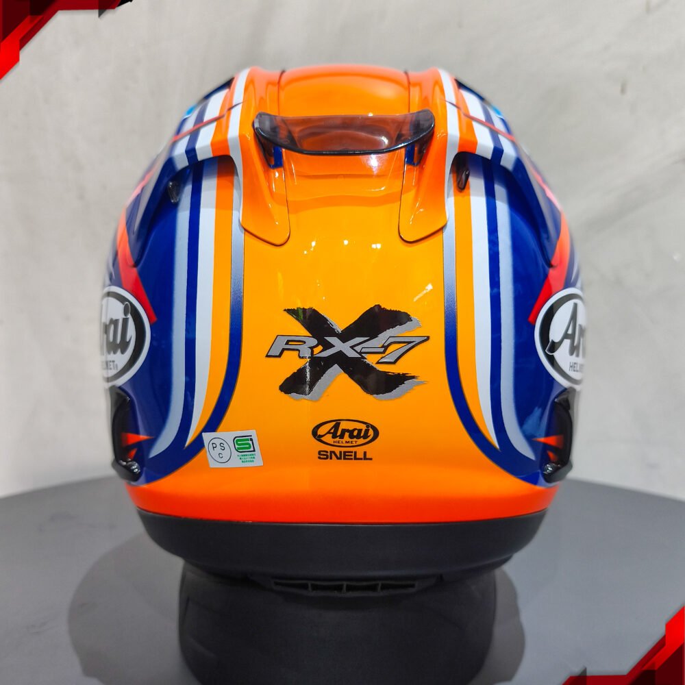 RCX Helm Preloved Arai RX7X Nakano Red 03 size XL - Image 4