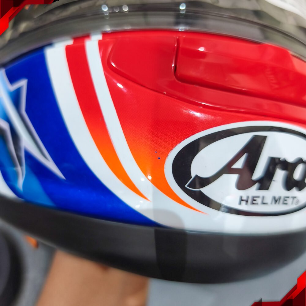 RCX Helm Preloved Arai RX7X Nakano Red 03 size XL - Image 9