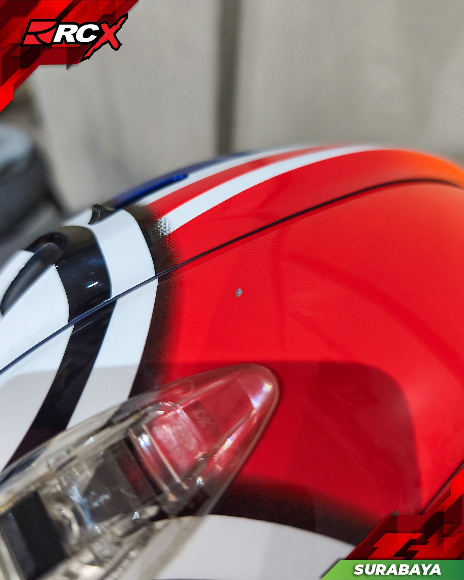 RCX Helm Preloved Arai RX7X Nakano Red 03 size XL - Image 10