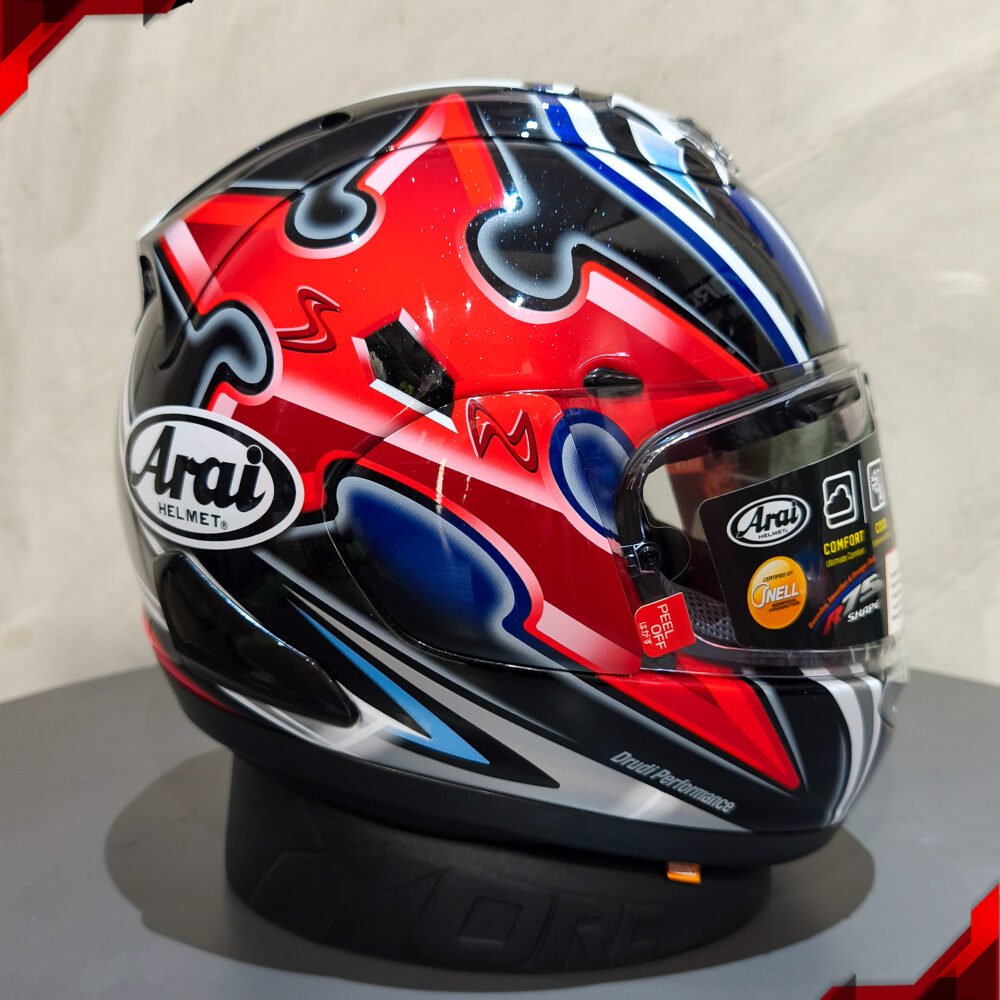 Alternative view of RCX Helm Preloved Arai RX7X Nakano Shuriken Silver size L