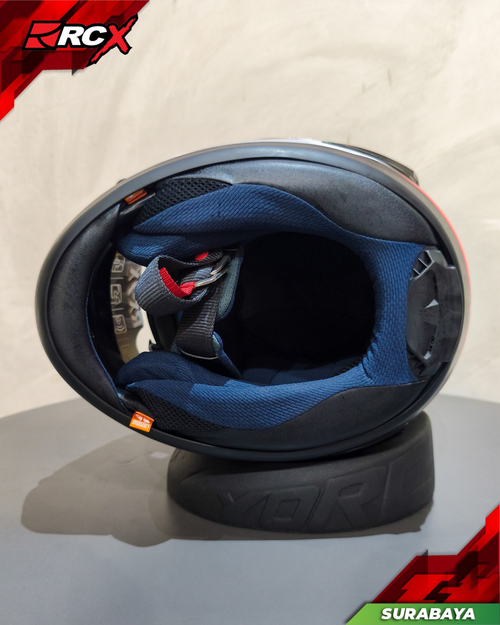 RCX Helm Preloved Arai RX7X Nakano Shuriken Silver size L - Image 6