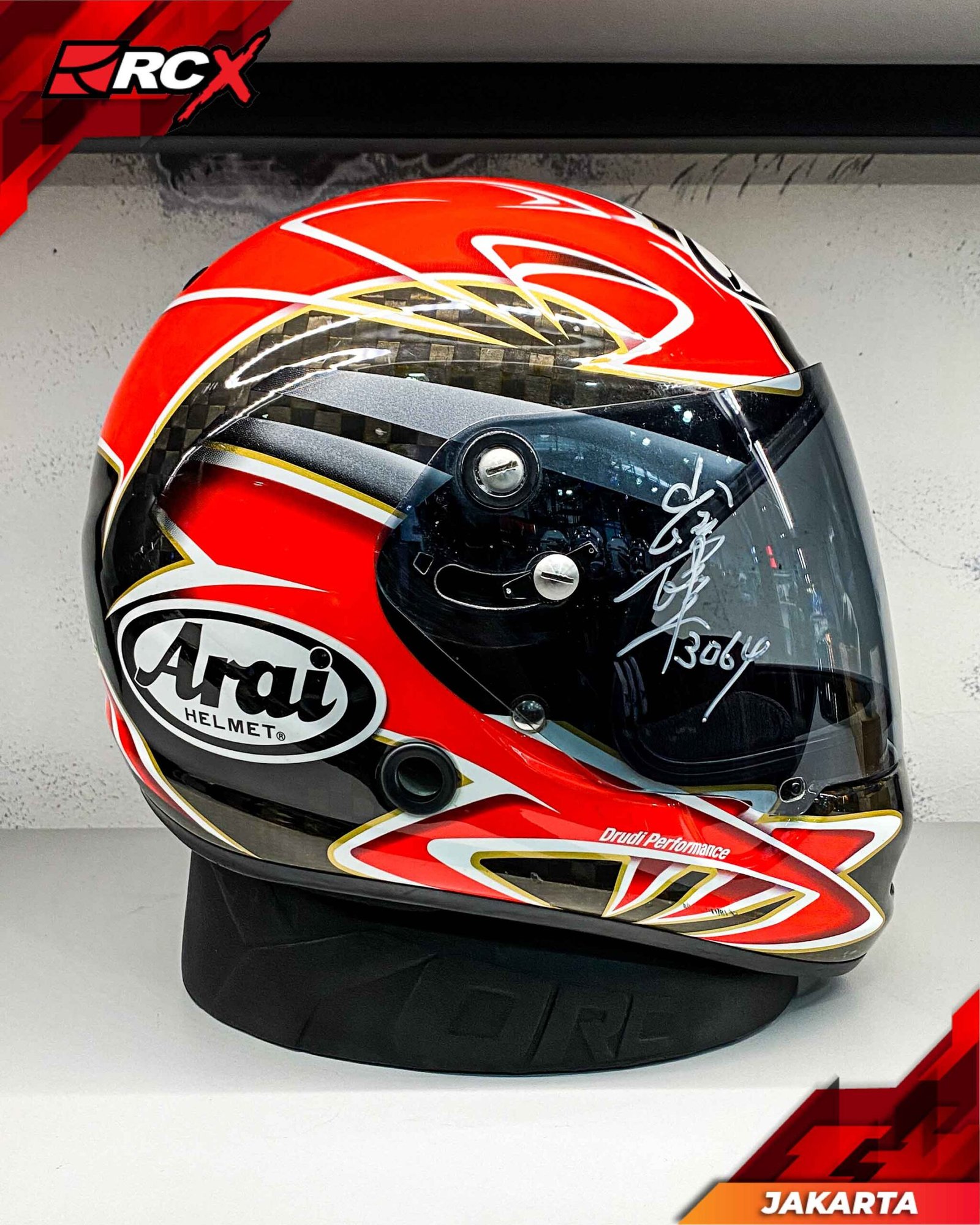 RCX Helm Preloved Arai AH 1010 RC Eagle size XXS - Image 2