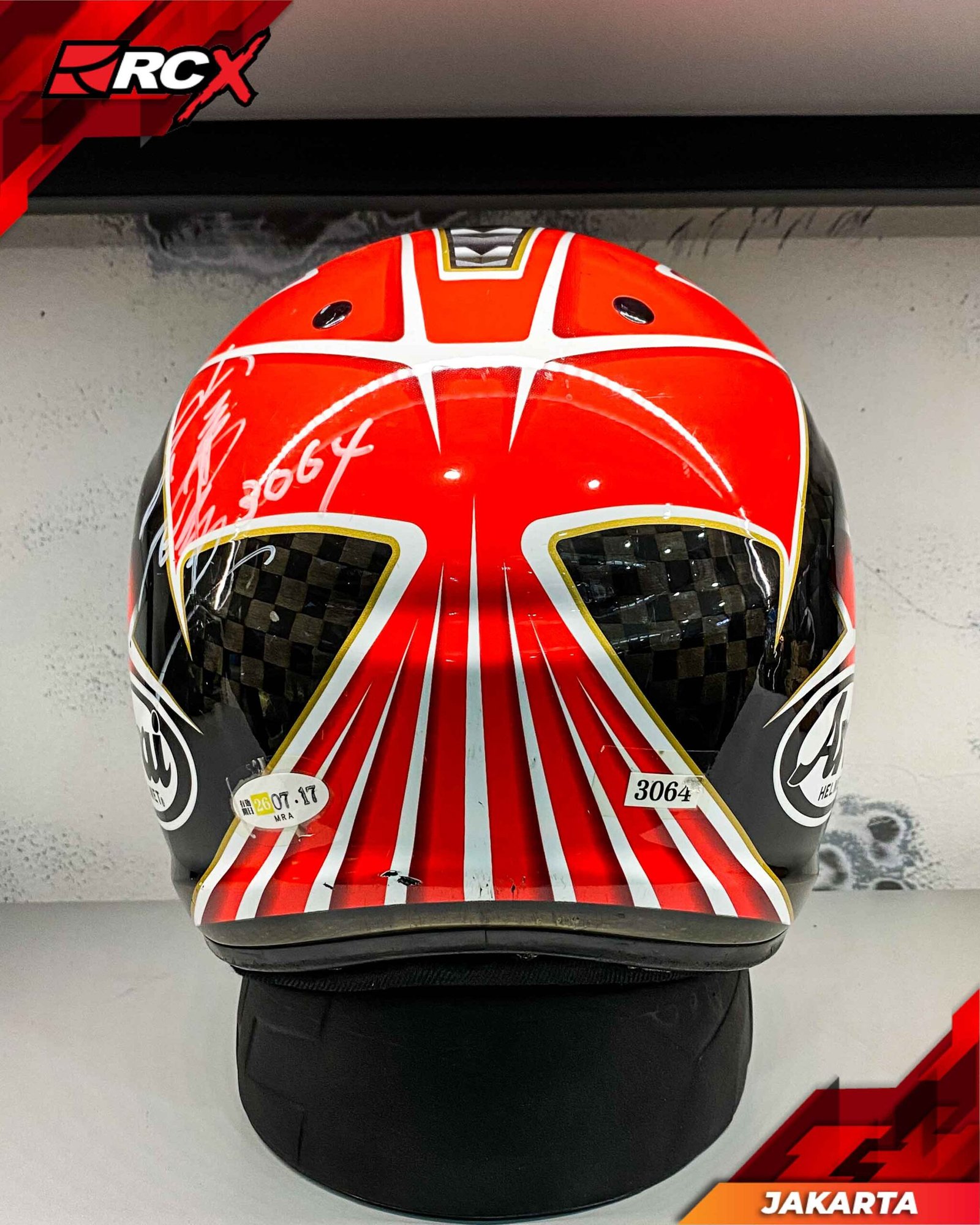 RCX Helm Preloved Arai AH 1010 RC Eagle size XXS - Image 5