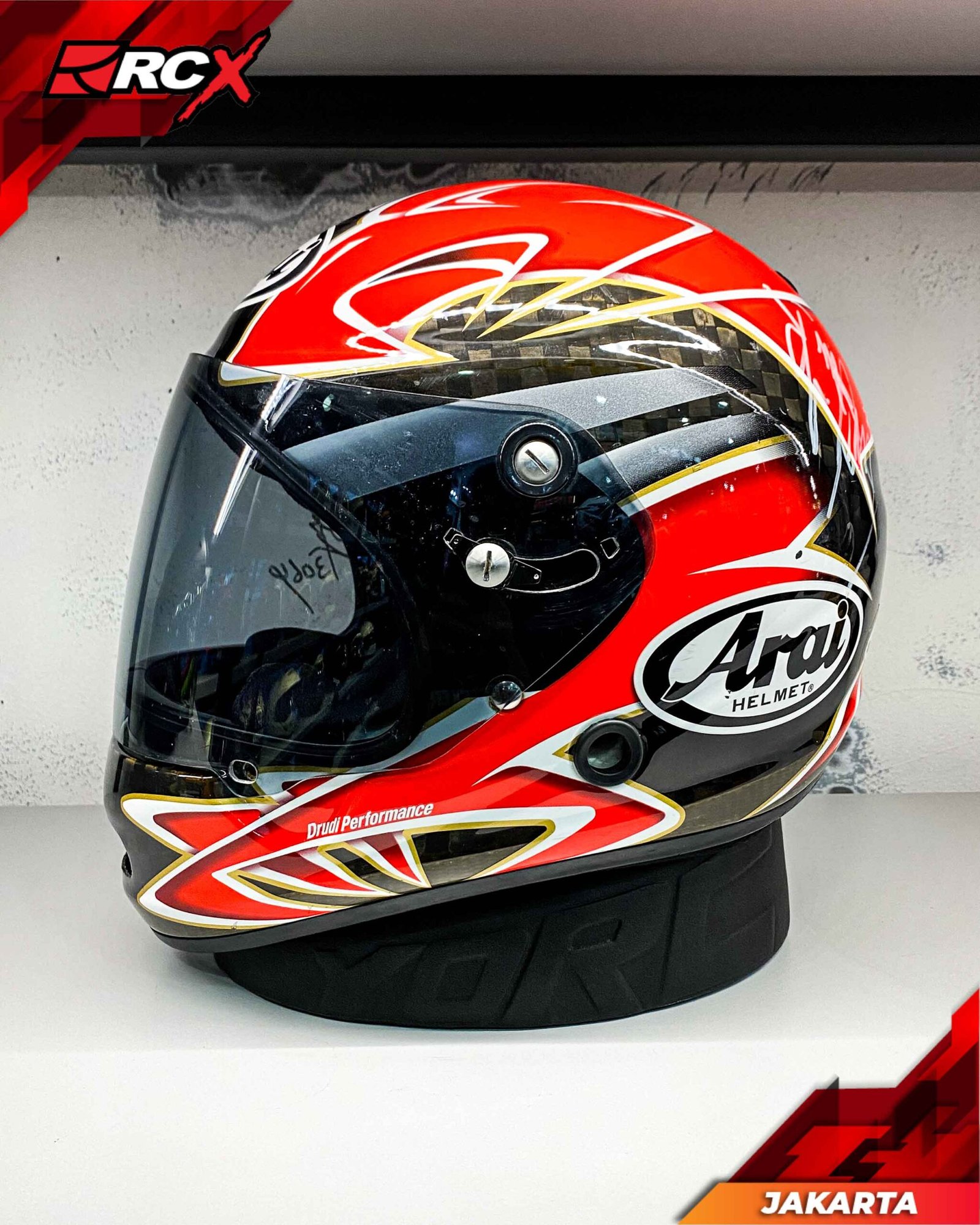 RCX Helm Preloved Arai AH 1010 RC Eagle size XXS - Image 4