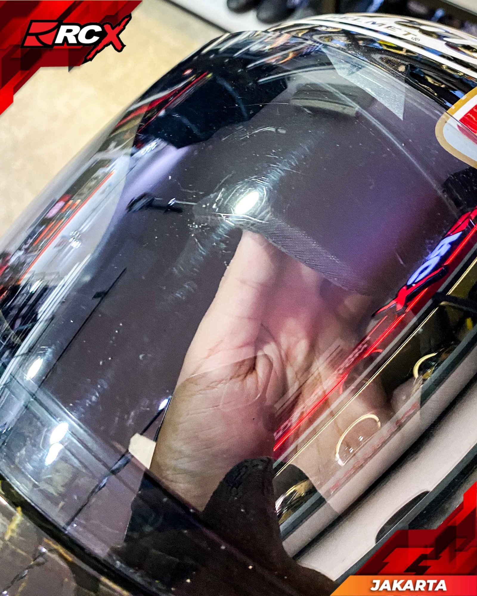 RCX Helm Preloved Arai AH 1010 RC Eagle size XXS - Image 14