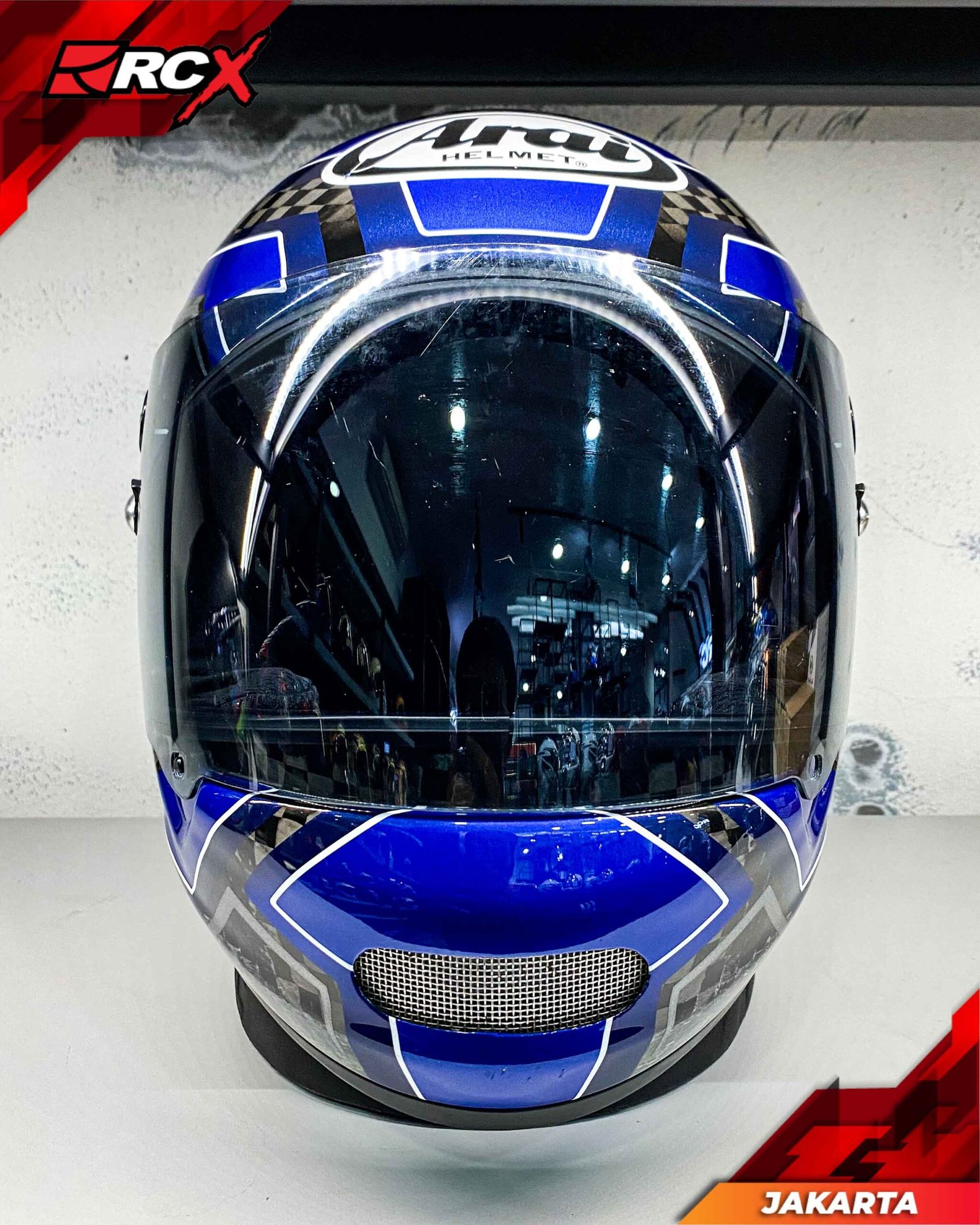 RCX Helm Preloved Arai AH 1016 RC Curve Blue size XS - Image 3