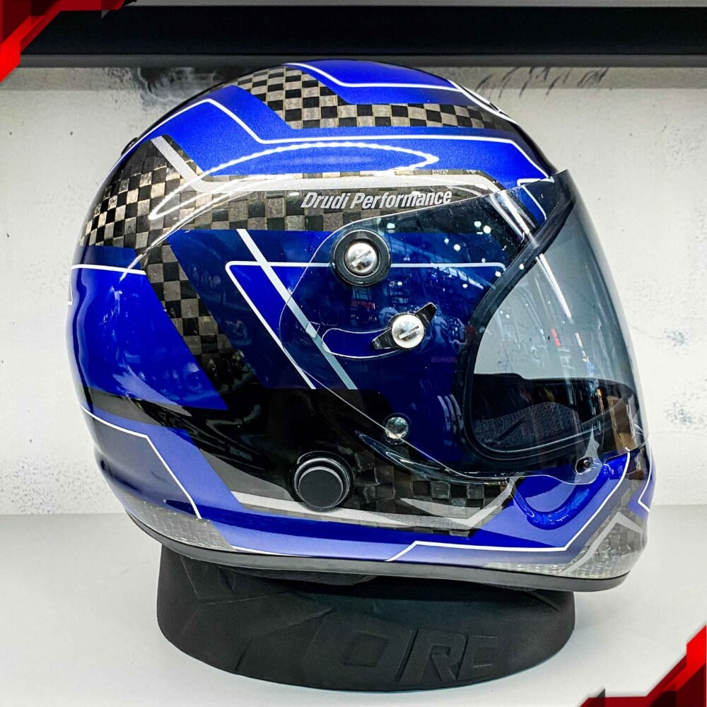 Alternative view of RCX Helm Preloved Arai AH 1016 RC Curve Blue size XS