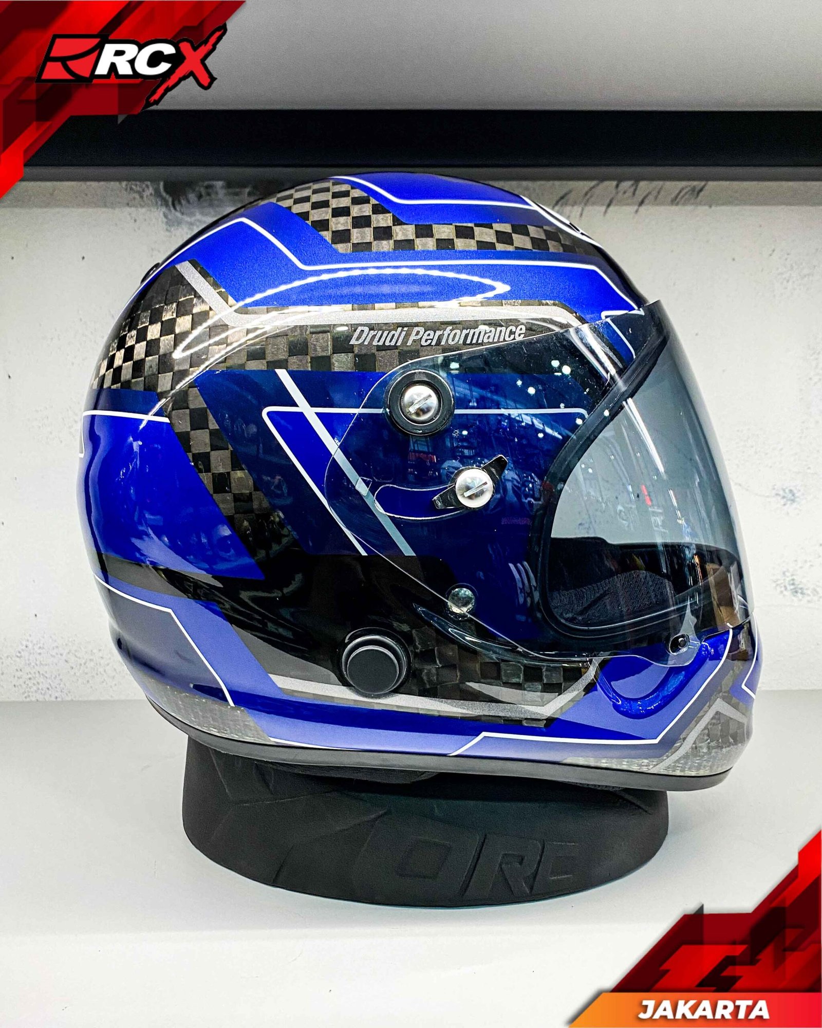 RCX Helm Preloved Arai AH 1016 RC Curve Blue size XS - Image 2