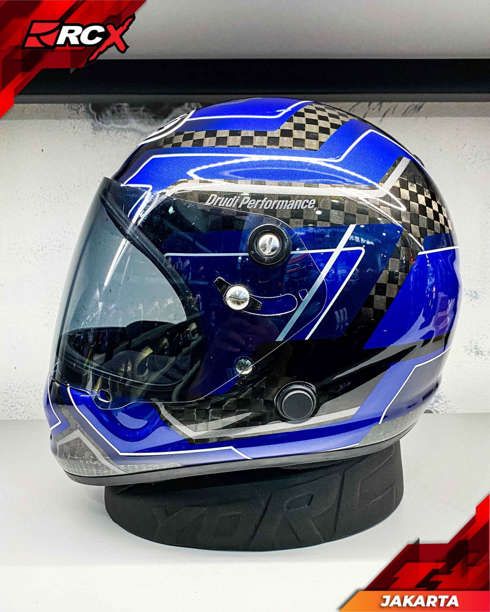 RCX Helm Preloved Arai AH 1016 RC Curve Blue size XS - Image 4