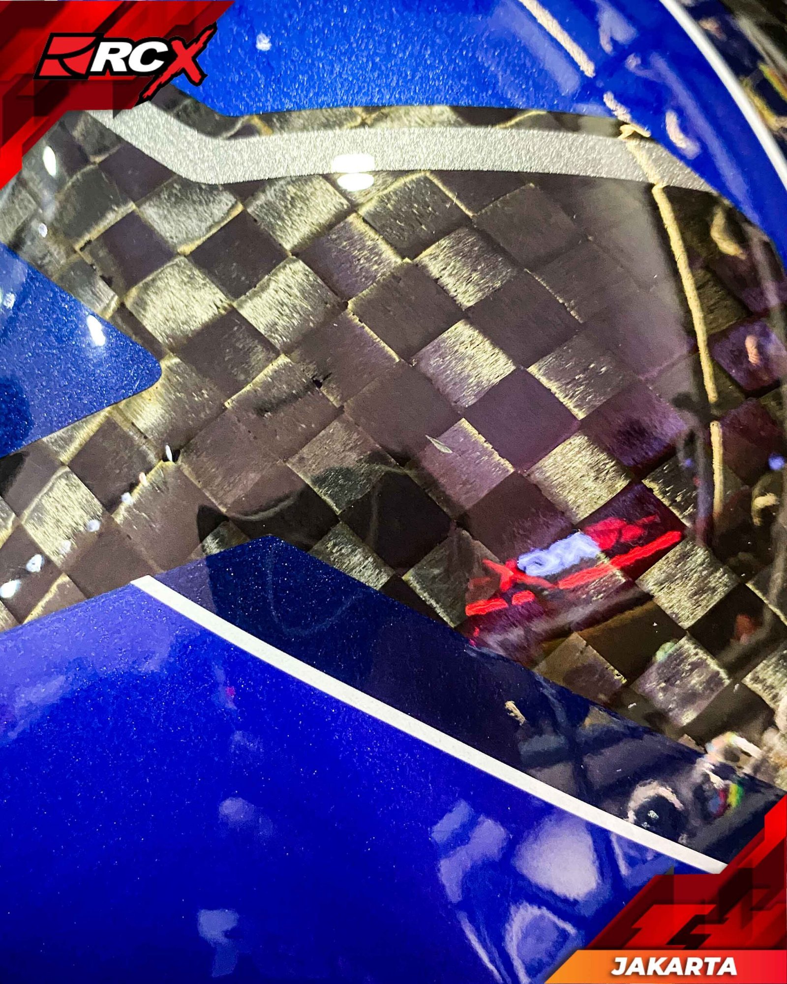 RCX Helm Preloved Arai AH 1016 RC Curve Blue size XS - Image 12