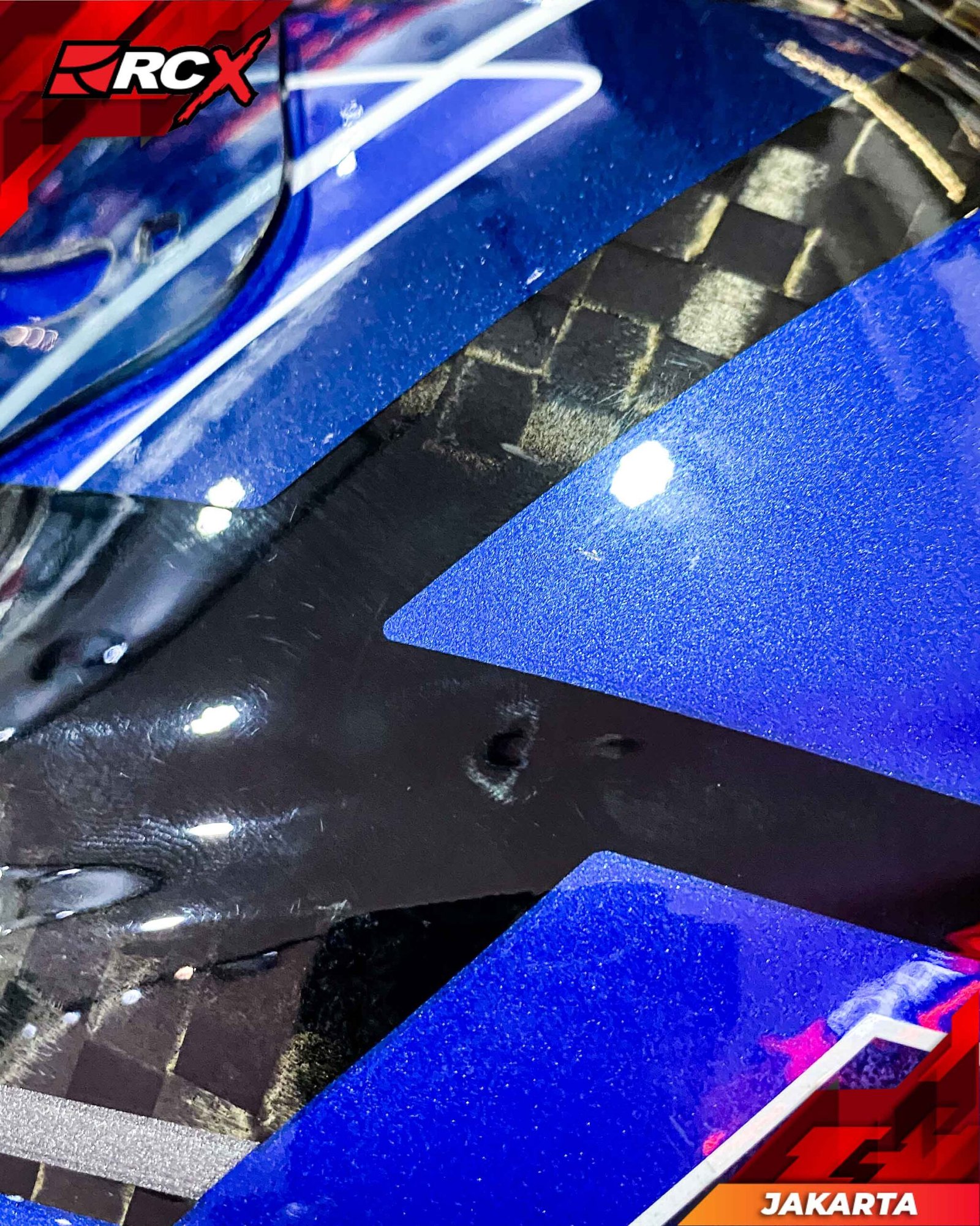 RCX Helm Preloved Arai AH 1016 RC Curve Blue size XS - Image 10