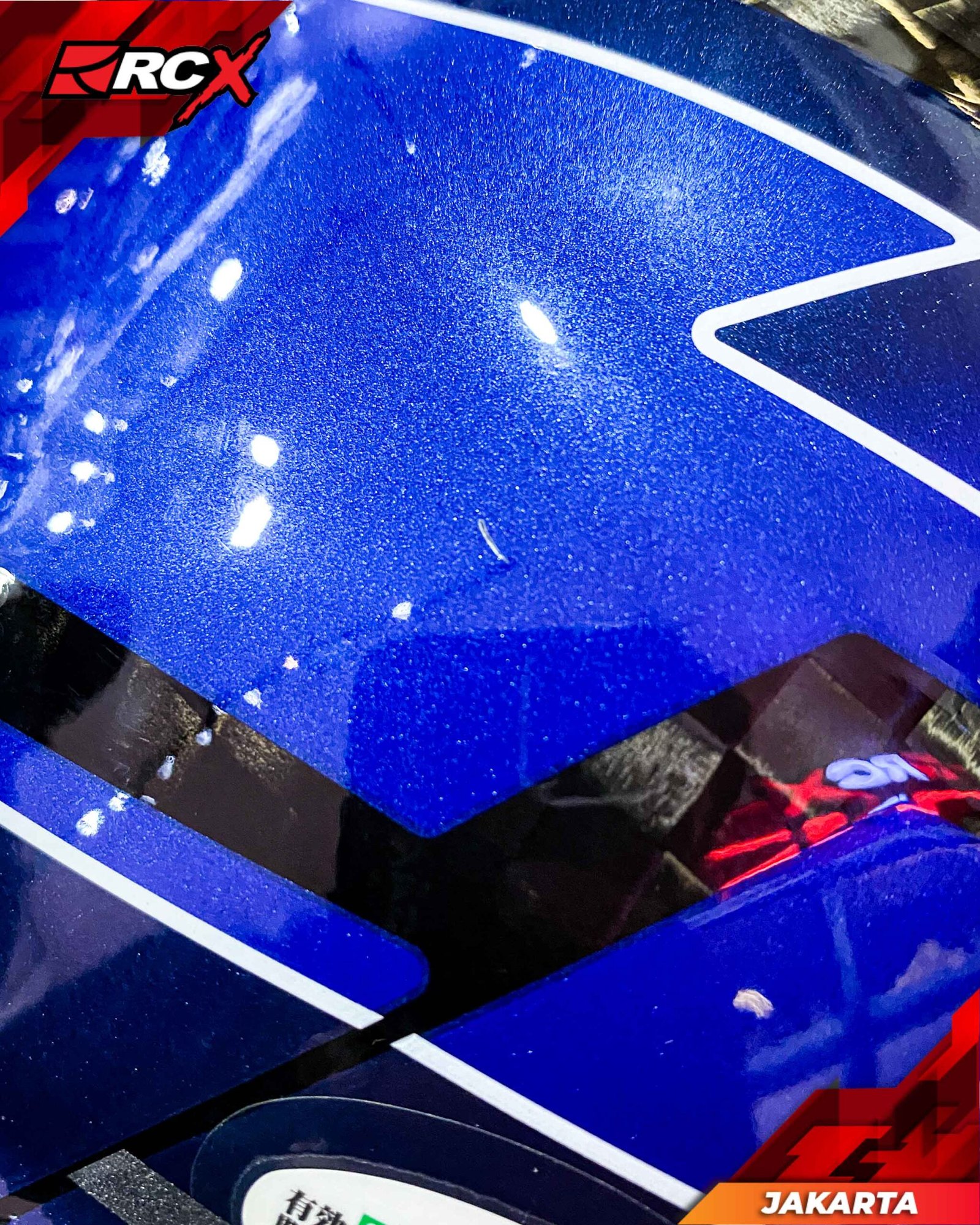RCX Helm Preloved Arai AH 1016 RC Curve Blue size XS - Image 11
