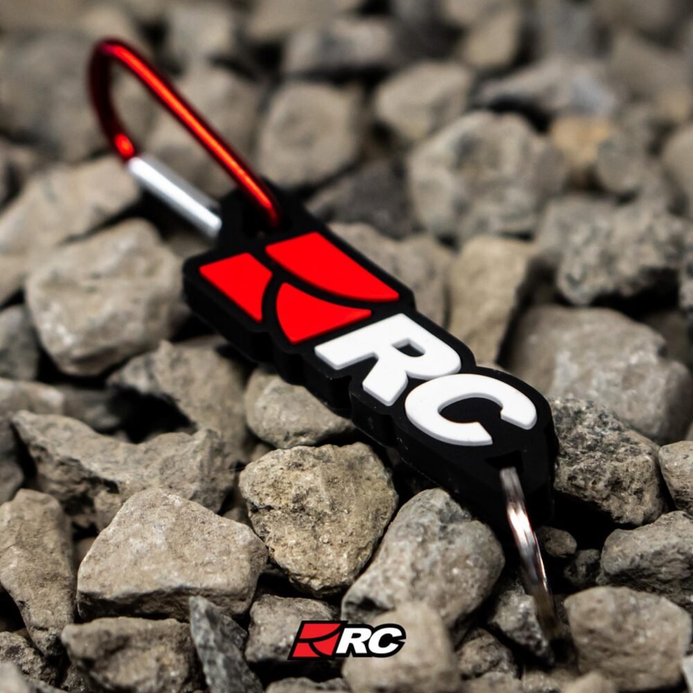 RC Logo Keychain Black Red Keychain