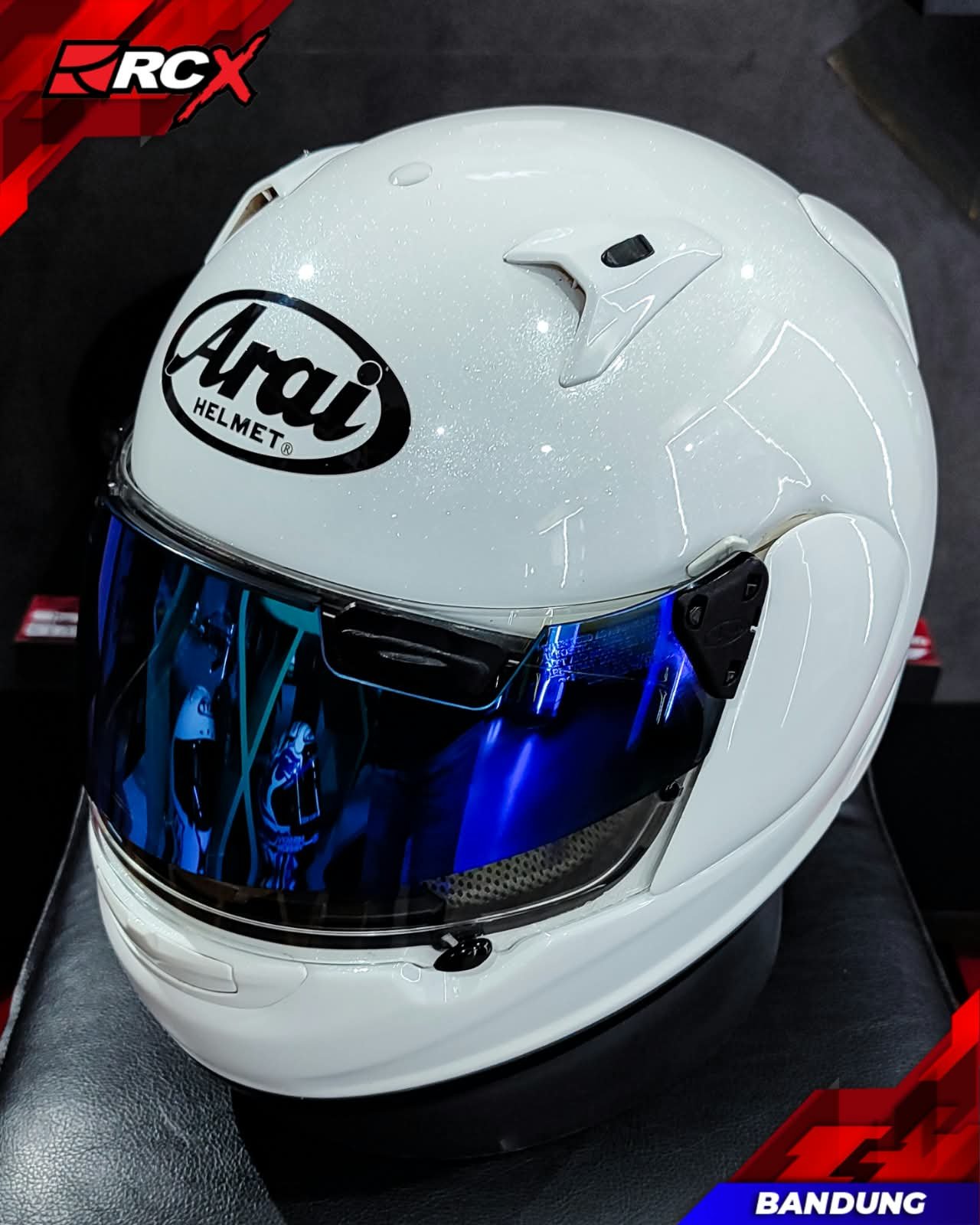 Helm Preloved Arai Astro-IQ Proshade Glass White Size L