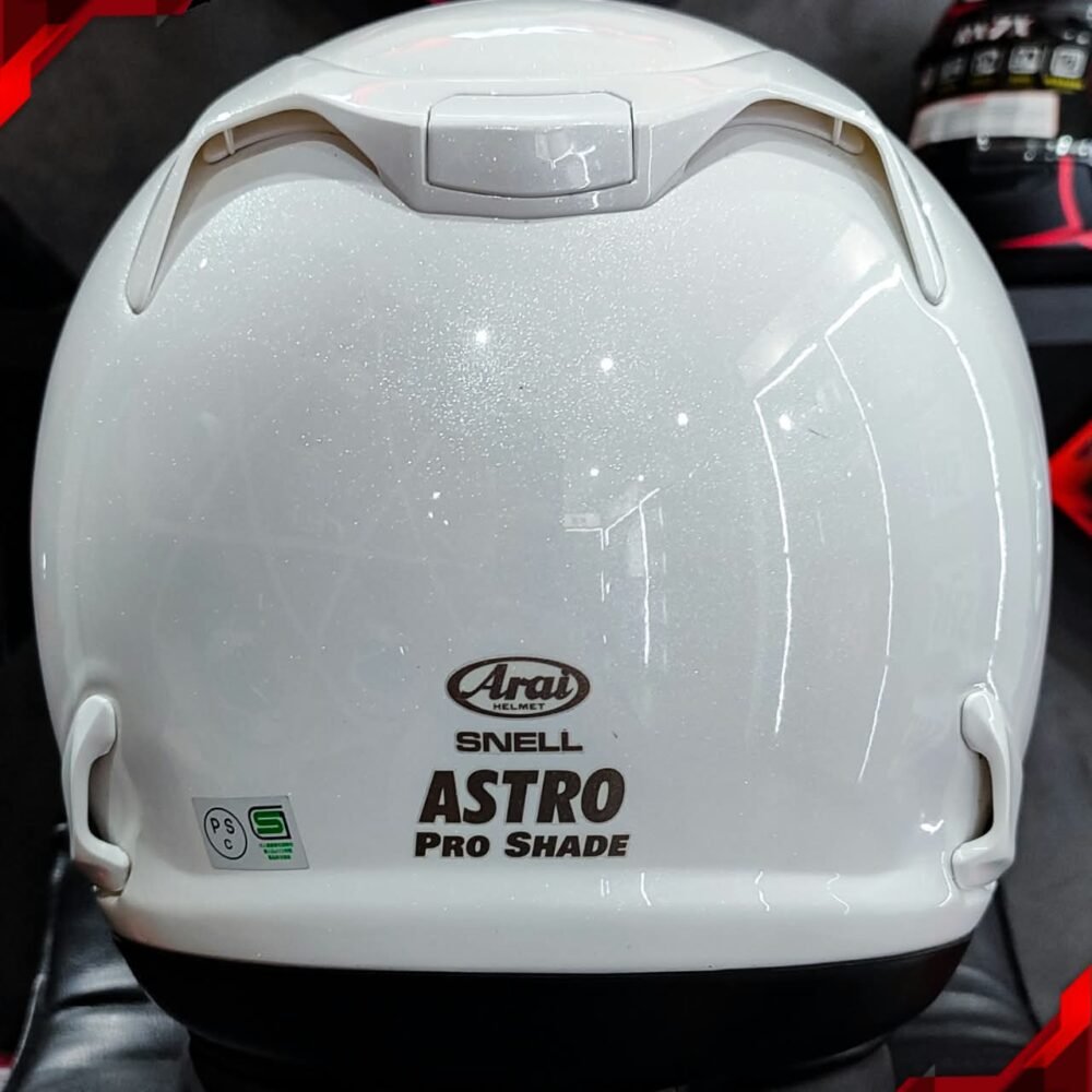 Alternative view of Helm Preloved Arai Astro-IQ Proshade Glass White Size L