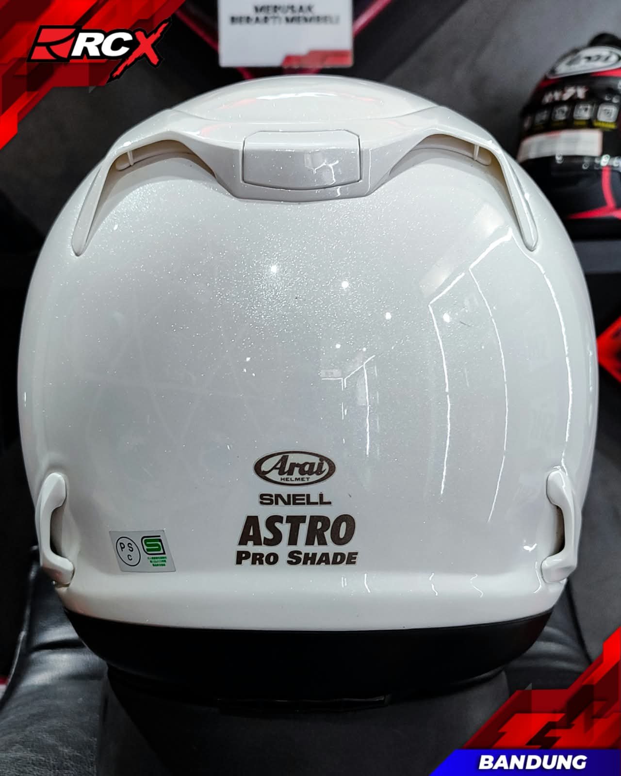 Helm Preloved Arai Astro-IQ Proshade Glass White Size L - Image 2