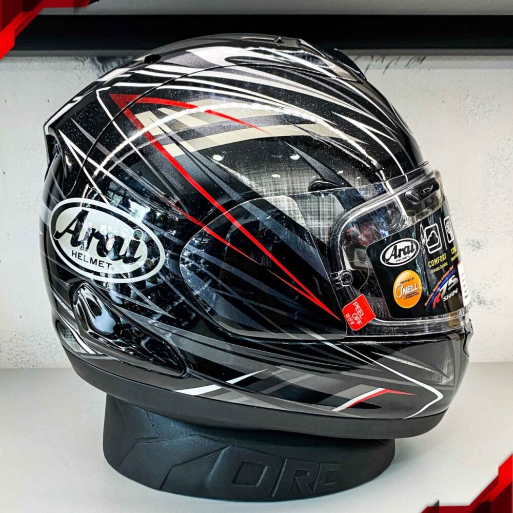Alternative view of RCX Helm Preloved Arai RX7X Radical Black size XL
