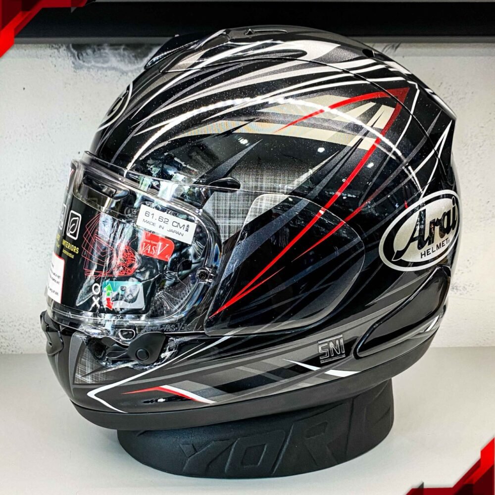 RCX Helm Preloved Arai RX7X Radical Black size XL - Image 5