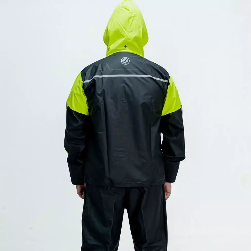 YORC B09-26 Dryform Black Fluo Raincoat - Image 4